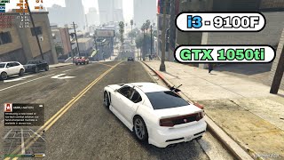 GTA 5 on i3  9100F with GTX 1050ti 4GB and 8GB RAM  Ultra Settings test [upl. by Monte475]