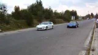 Del Sol B16A2 vs Venci CRX D16 [upl. by Nisay]