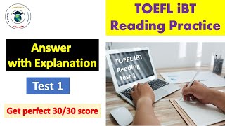 TOEFL Reading Practice  Answer with Explanation  Test 1 [upl. by Adneral]