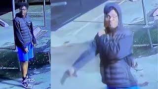 Surveillance Video of Suspect Wanted in Fatal Shooting at 5470 Braesvalley Dr Houston Police [upl. by Aydiv]