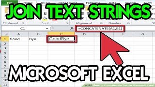 HOW TO COMBINE CELLS  CONCATENATE CELLS IN MICROSOFT EXCEL 2010 [upl. by Nylrad]