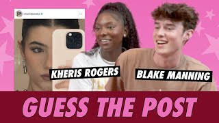 Blake Manning vs Kheris Rogers  Guess The Post [upl. by Aldous]