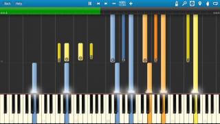 Pink Floyd  Vera Piano Tutorial  How to play  Synthesia Cover [upl. by Salman530]