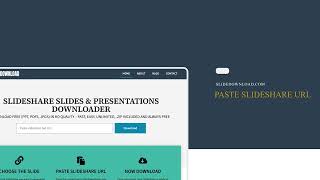 SLIDESHARE SLIDES amp PRESENTATIONS DOWNLOADER [upl. by Knutson]