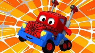 Carl le Super Truck  Spécial Fifa  Le Spider truck  La Ville des Voitures 🚓 🚒 Dessin animé [upl. by Stacy]