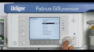 Dräger Fabius GS premium  How to configure [upl. by Kaltman]