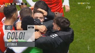 Goal  Golo Vitinha SC Braga 10 Boavista Liga 2223 16 [upl. by Birdella]