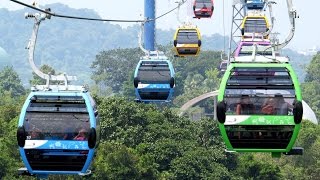 Sentosa Line Cable Car Newly Opened [upl. by Reilly361]