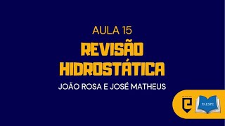 Aula 15 Revisão Hidrostática  PAESPE [upl. by Sergio]