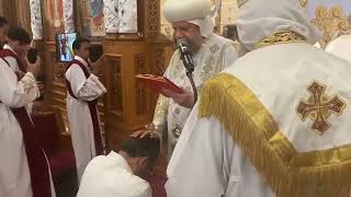 His Eminence Metropolitan Serapion  Ordination of Archdeacon Arsani Sidarous 02  May 19 2024 [upl. by Donna318]