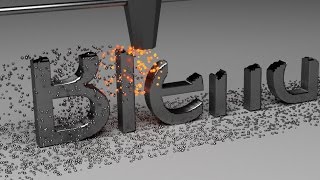 Blender Tutorial Fanciful Text Machine Animation [upl. by Adara]