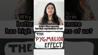 The Pygmalion Effect Expectation enhances achievementexpectations achievement psychology shorts [upl. by Gautea255]