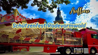 Schützenfest Radevormwald Aufbau 4K [upl. by Guimond]