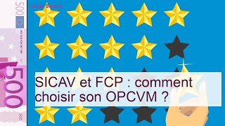 SICAV et FCP  comment choisir son OPCVM [upl. by Munniks]