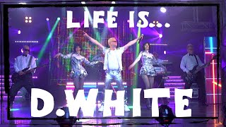 DWhite  Life is Concert Video Euro Dance NEW Italo Disco Super Song Best music 80s90s [upl. by Aklog]