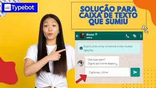 Como eu resolvi o probrema do Input que sumiu  Typebot [upl. by Ninnahc]