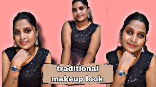 Traditional Makeup Look For This Wedding Season Glowing And Simple Look [upl. by Notwal811]