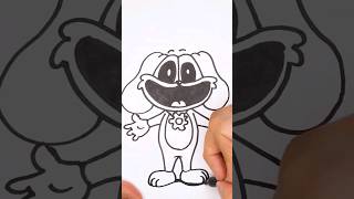 How to Draw DogDay from the Smiling Critters [upl. by Matthews]