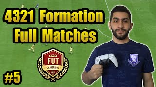 Mastering the 4321 Formation  FC 24 Custom Tactics for FUT Champions  Full Matches Gameplay [upl. by Einnim962]