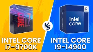 Intel Core i7 9700K vs Intel Core i9 14900K  An Intel Core Showdown Which Processor Is Better [upl. by Eicnahc]