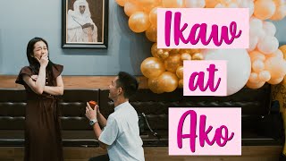 IKAW AT AKO by Moira Live Cover  Proposal Music Video  Trina “Hopia” Legaspi [upl. by Adam838]