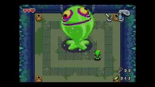 The Legend of Zelda The Minish Cap Boss 1  Big Green ChuChu [upl. by Attecnoc]