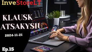 ❓Klausk  atsakysiu  Nuomonė trmd tmo vrt gct lly btc nkla binance ibkr crypto [upl. by Gilmour]