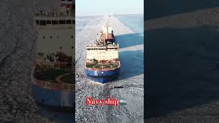 Icebreaker ship navy ship 🚢viralvideos full ice 🧊viralvideos dubailife [upl. by Esinej516]