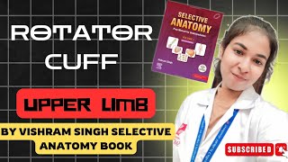 Selective anatomy Triangle of auscultation amp Rotator cuffVishram Singh explanation in hindianatomy [upl. by Nywde]