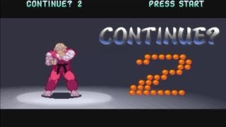 Street Fighter 4 All Game Over Animations [upl. by Anerbes]