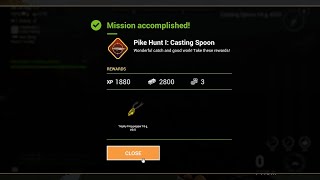 Fishing Planet  Mission 7 Pike hunt I Casting Spoon [upl. by Nomyt]