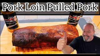 How to Make Pulled Pork from a Pork Loin  Masterbuilt Electric Smoker  food bbq foodie [upl. by Moreta]