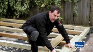 Wickes How To Lay Decking online tutorial [upl. by Hermia]