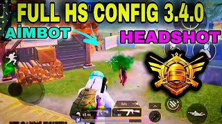 PUBG MOBİLE HS CONFİG EN İYİ CONFİG 34 [upl. by Shelley]