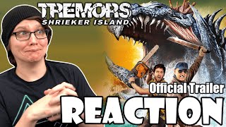 TREMORS SHRIEKER ISLAND  Official Trailer Reaction Tremors 7 [upl. by Leigh]