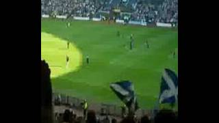 Scotland Tartan Army singing Loch Lomond HT [upl. by Maidie]