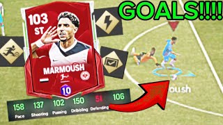 THE BEST STRIKER IN FC MOBILEOmar Marmoush POTM Review UNSTOPPABLE [upl. by Iidnarb]