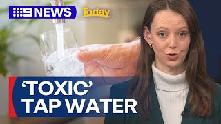 Potential cancercausing chemicals found in Australias tap water  9 News Australia [upl. by Yrahcaz]