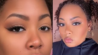 Makeup Looks to Make Brown Eyes Pop  brown skin latte makeup [upl. by Hofstetter]