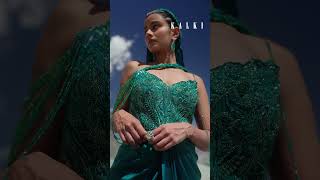 Oceanic Green Gown Collection  Aterlier Couture 2024  Wedding Gown KALKIFASHION weddingdress [upl. by Steck579]