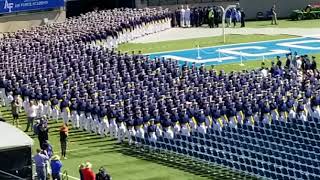 2018 USAFA Graduation March On [upl. by Wordoow]