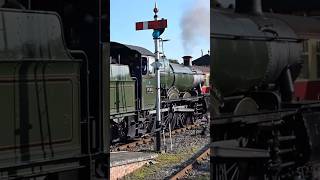 West Somerset Railway  7828 Odney Manor at Bishops Lydeard  trains steam railway ukrail [upl. by Sapers]