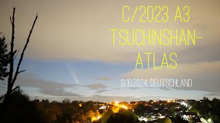 Komet C2023 A3 TsuchinshanATLAS [upl. by Eerihs]