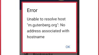 MoonReader Fix Error Unable to resolve hostquotm gusterbergorgquot No address problem solve [upl. by Constancy367]