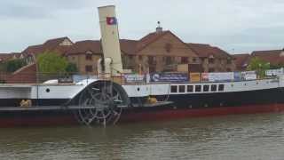 Medway Queen Leaves Bristol  31102013 [upl. by Iline]