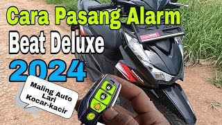 Cara Pasang Alarm Motor Honda Beat deluxe2024 [upl. by Haff]