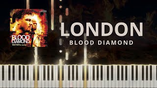 London  Your Mother Loves You  Thought Id Never Call from Blood Diamond Piano Solo  Tutorial [upl. by Hayes]