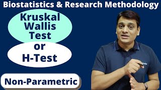 Part 3 Kruskal Wallis Test  H Test  Non Parametric Test [upl. by Nagear638]