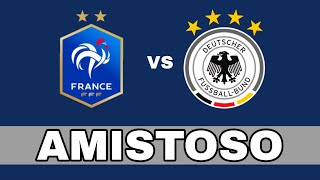 RESUMEN Francia 02 Alemania en vivo Amistoso [upl. by Hastings]