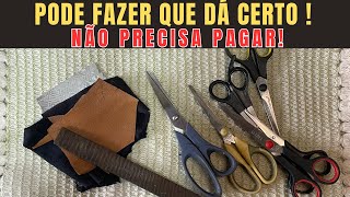 COMO AMOLAR TESOURA SEM PRECISAR PAGAR ⭐ FAÇA EM CASA [upl. by Crifasi757]